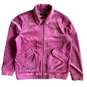 Teddy Fresh Women’s Velour Zip Jacket - Size XL